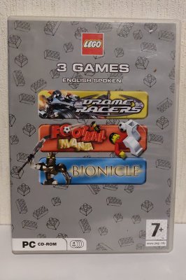 LEGO 3 Games: Drome Racers, Football Mania, Bionicle